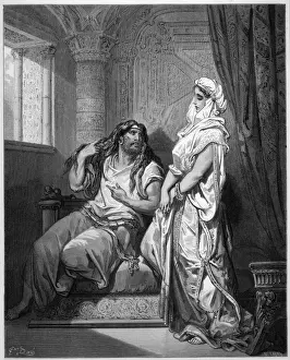 Explains Prints: Samson & Delilah / Dore