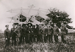 Samuel Cody at Aldershot with his first Kite Samuel Cody at Aldershot with his first Kite