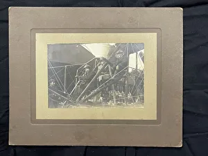 Pioneers Prints: Samuel Cody on board his aircraft, Samuel Cody Archive