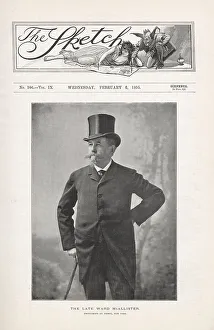 Samuel Ward McAllister (1827 - 1895), arbiter and social commentator, United States and Europe. Renowned for his published commentary on social class and customs, Society as I have found it, subtitled The Cuisine