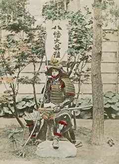 Samurai in armour, Japan