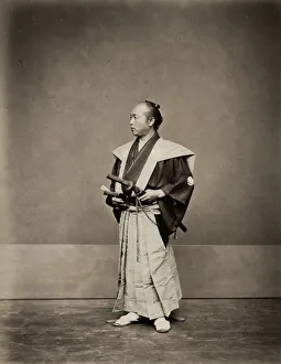 Samurai with two swords, Japan