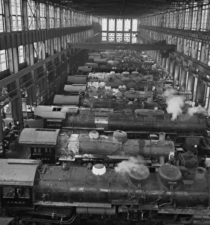 Bernardino Prints: San Bernardino, California. A general view in the Atchison