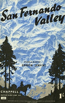 Images Dated 29th August 2017: San Fernando Valley - Music Sheet Cover