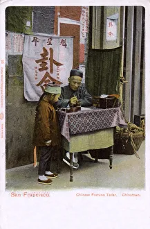 Teller Collection: San Francisco, California, USA - Chinatown, Fortune Teller