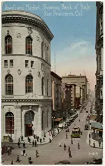 Crossroads Prints: San Francisco, California, USA - Powell and Market Streets