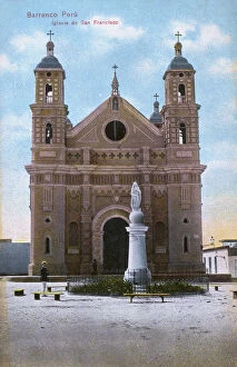 Images Dated 8th May 2017: San Francisco church, Barranco, Lima, Peru, South America