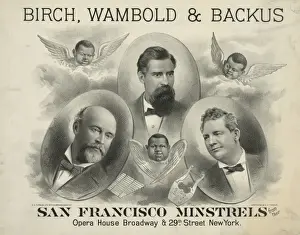 Minstrels Prints: San Francisco minstrels