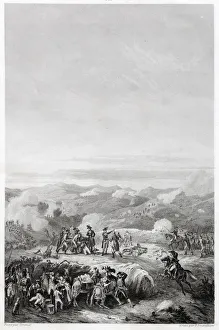 Images Dated 28th January 2021: SAN LORENZO DE LA MOUGA The French defeat the Spanish Date: 17 November 1794
