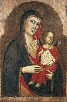 Madonna Prints: SAN LUCCHESE, Maestro di (14th c. ). Madonna
