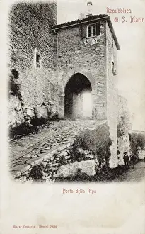 Porta Prints: San Marino - Porta della Ripa ( Door of the Bank )