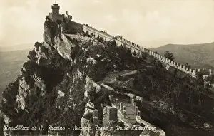 San Marino - The Second Tower and Castle Walls