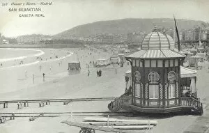 Images Dated 3rd May 2011: San Sebastian, Spain - Decorative bathing house