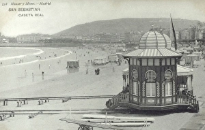Concha Collection: San Sebastian, Spain - Decorative bathing house