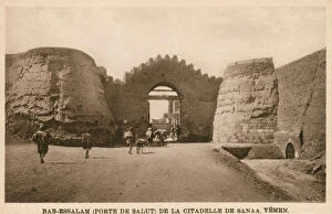 Fort Gallery: Sana a - Yemen - The Bab-Essalam Gate and the Citadel