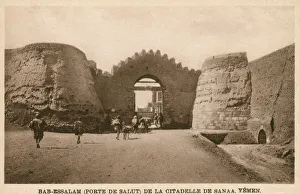 Fort Gallery: Sana a - Yemen - The Bab-Essalam Gate and the Citadel