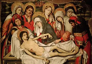 Sepulcher Prints: SANCHEZ, Pedro. Spanish painter active in Seville in the sec