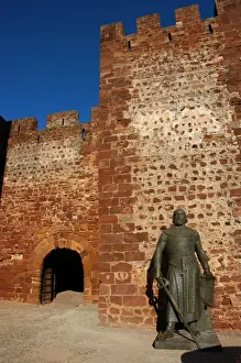Sancho I of Portugal (1154-1212). Statue. Silves. Algarve. P