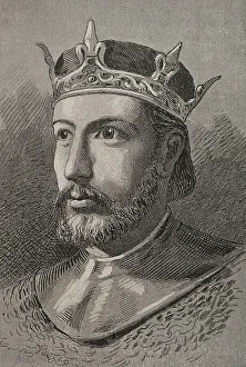 1284 Prints: Sancho IV of Castile (1258-1295). King of Castile