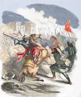 Troop Prints: Sancho VII the Strong (1154-1234). King of Navarre (1194-123