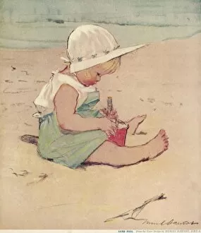 Child Hood Gallery: Sand Pies by Muriel Dawson