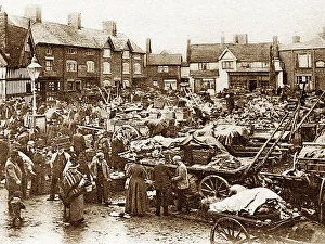 Sandbach Market Place, early 1900s