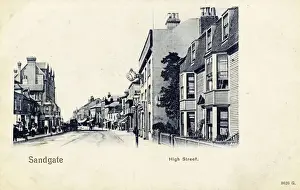 Sandgate Prints: Sandgate, Kent - High Street