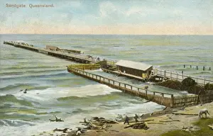Piers Prints: Sandgate Pier, Queensland