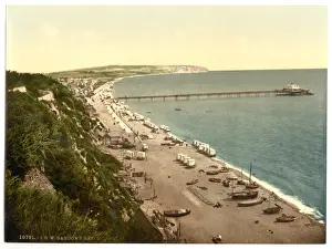 Wight Prints: Sandown Bay, Isle of Wight, England