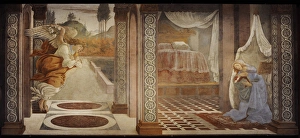 Images Dated 4th January 2014: Sandro Botticelli (1445-1510). The Annunciation, 1481. Italy