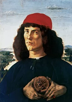 Alessandro Gallery: Sandro Botticelli (1445-1510). Italian painter. Portrait of