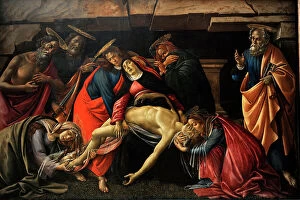 Jerome Collection: Sandro Botticelli (1445-1510). The Lamentation over the Dead