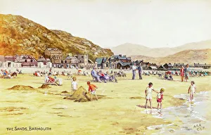 Barmouth Prints: The Sands, Barmouth, Gwynedd, North Wales