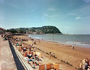 Minehead Prints: The sands, Minehead