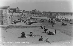 Sunbathing Prints: The Sands at Weston-super-Mare