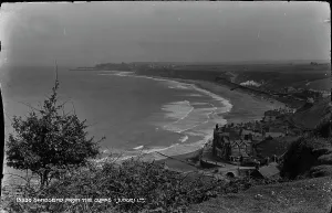 Overcast Prints: Sandsend from the Cliffs