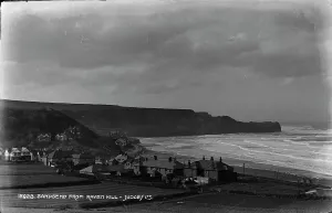 Raven Prints: Sandsend from Raven Hill