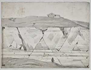 Cumberland Prints: Sandstone at the new cut, River Avon, Bristol