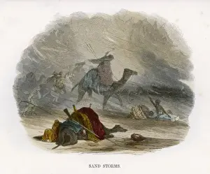 Sand Storm Prints: Sandstorm, Africa C1860