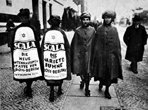 Newly Prints: Sandwich-Board Women in Berlin, 1920
