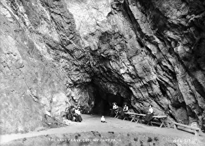 Gobbins Prints: The Sandy Cave, Gobbins Cliff Path