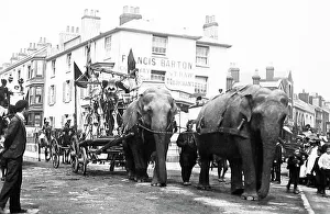 Sanger's Circus parade, Bellevue, Southampton