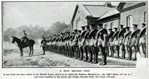Sanitary Prints: Sanitary Department on parade, WW1
