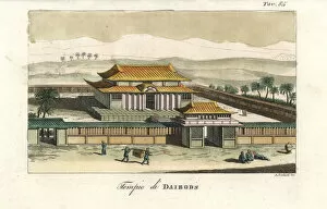 Sanjusangen-do or Hall of the Lotus King, Kyoto, 1820s