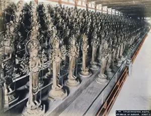 Sanjusangendo, Kioto. An image of Buddha (part 1)