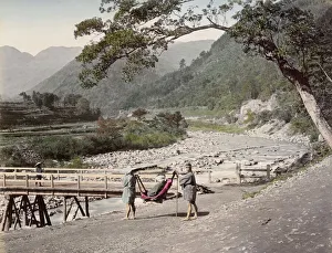 Plow Gallery: Sanmaibashi, wooden bridge near Yumoto, Japan