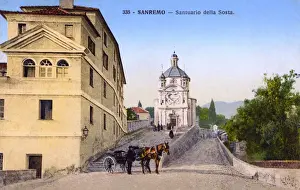 Remo Prints: Sanremo, Italy - Santuario della Sosta