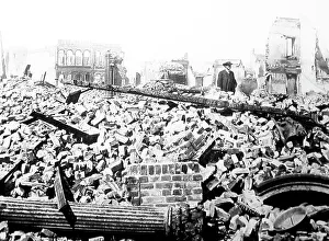 Sansome Street & California Street, San Francisco earthquake