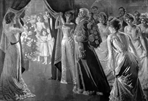 Aspect Prints: Santa Arrives at Party