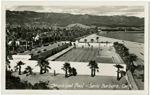 Santa Barbara, California, USA - The Municipal Swimming Pool